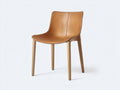 Esszimmerstühle Kunstleder 54x56x82 cm Braun - Modernes Schalensitz Design