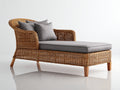 Sonnenliege Polyrattan 190x80x86 cm Braun-Grau - Elegantes Lounge Design