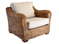 Polyrattan Gartensessel Rattanoptik 85x80x88 cm Braun-Beige - Komfortables Lounge Design